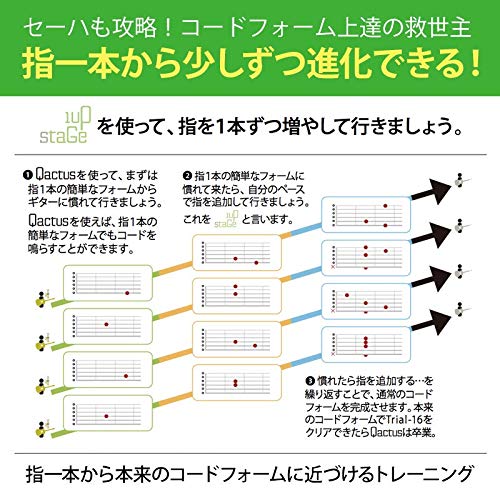 Amazon.co.jp: ギター挫折者と未経験者を救う演奏補助特許器具カクタス